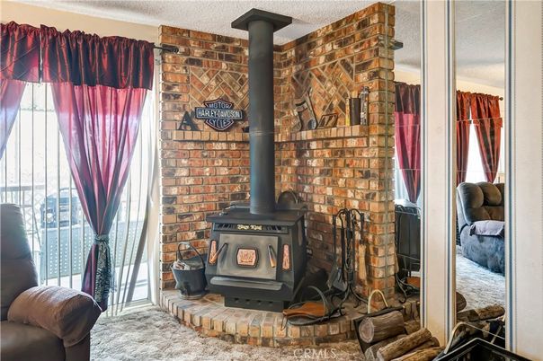 Fireplace, Interior, Stone Walls