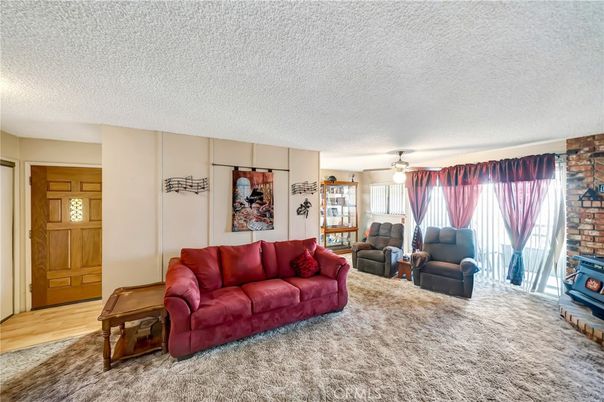 Interior, Living room, Stone Walls