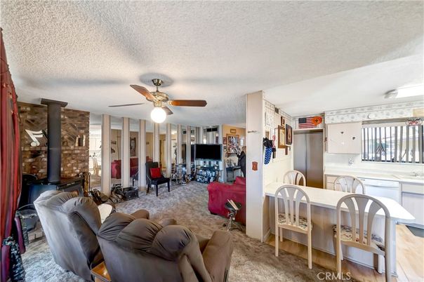 Interior, Kitchen, Living room, Stone Walls
