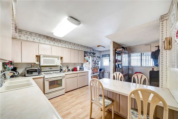 Interior, Kitchen, Wood Texture Flooring