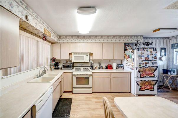 Interior, Kitchen, Wood Texture Flooring