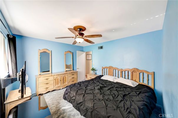 Bedroom, Interior, Recessed Lighting