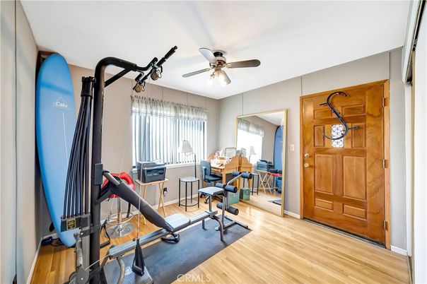 Fitness Equipment, Interior, Wood Texture Flooring