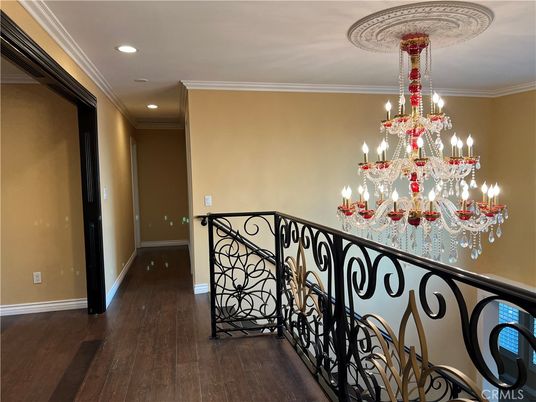 Chandelier, Interior, Recessed Lighting, Wood Texture Flooring
