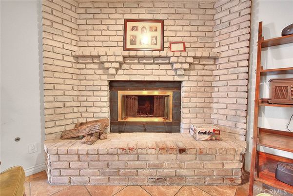 Fireplace, Interior, Stone Walls