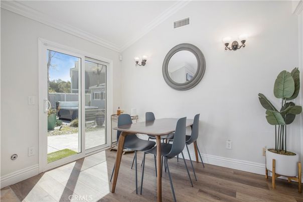 Dining room, Interior, Wood Texture Flooring