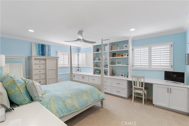 Bedroom, Home Office, Interior, Recessed Lighting