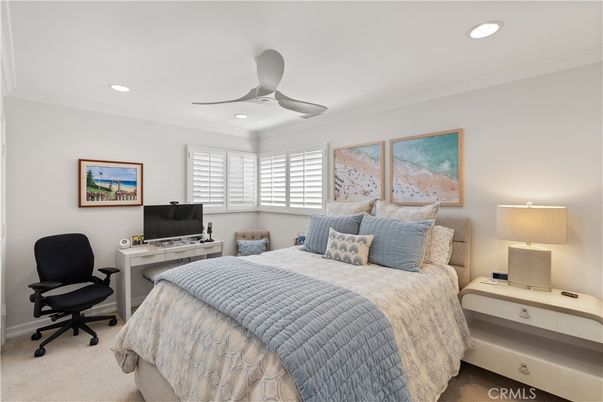 Bedroom, Home Office, Interior, Recessed Lighting