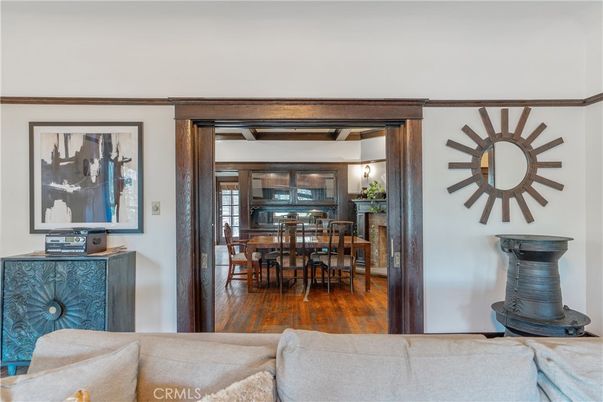 Dining room, Interior, Wood Texture Flooring