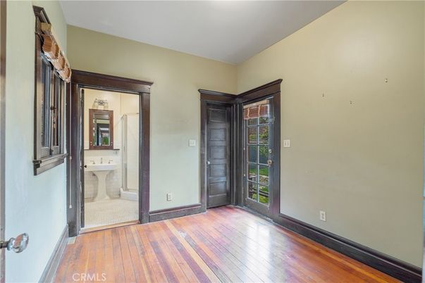 Bathroom, Empty room, Interior, Wood Texture Flooring