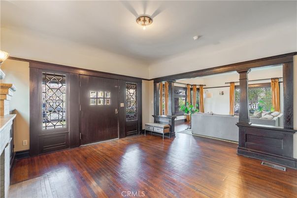 Fireplace, Interior, Wood Texture Flooring
