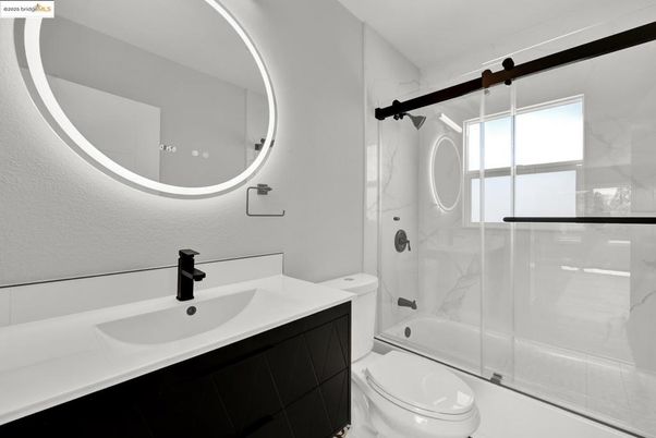 Bathroom, Glass Shower, Interior, Marble Walls