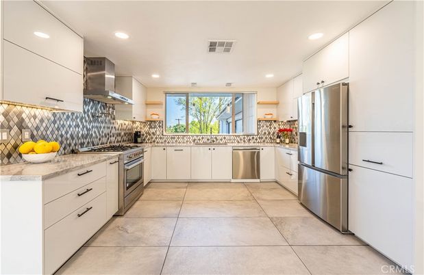 Interior, Kitchen, Recessed Lighting, Stainless Steel Appliances