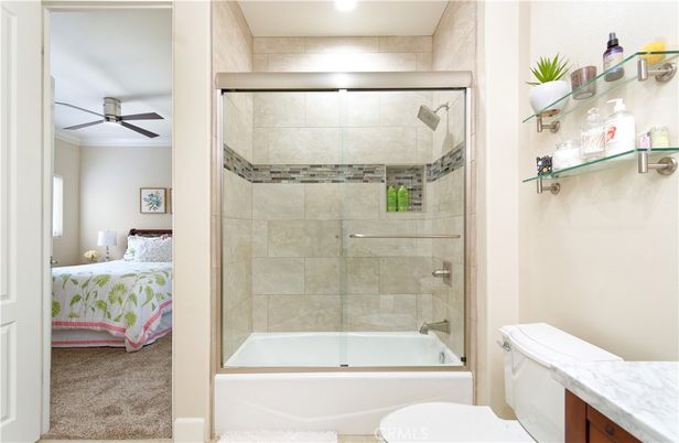 Bathroom, Bedroom, Glass Shower, Interior, Recessed Lighting