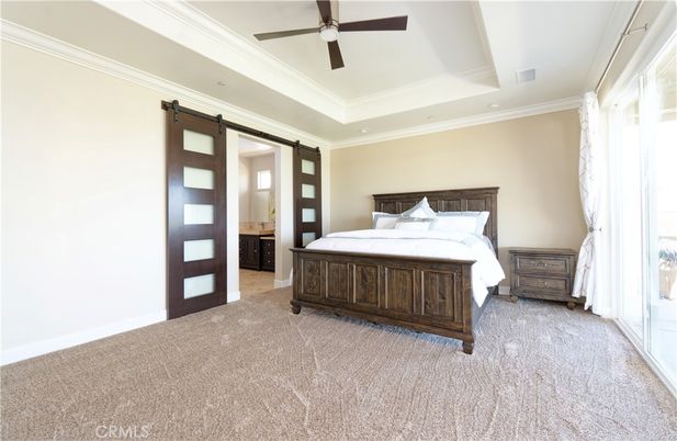 Bedroom, Interior, Recessed Lighting