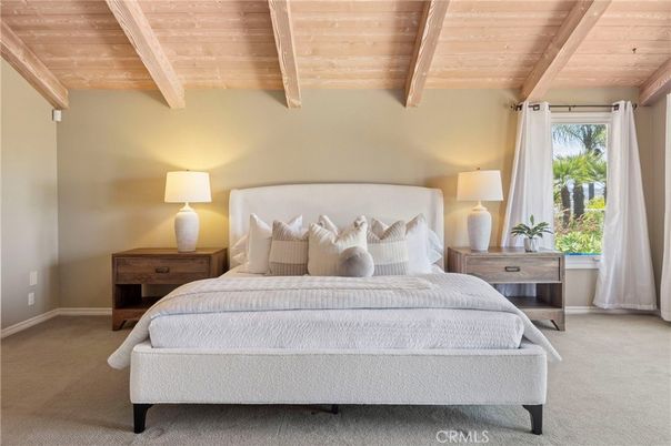Bedroom, Interior, Wooden Beams, Wooden Ceilings