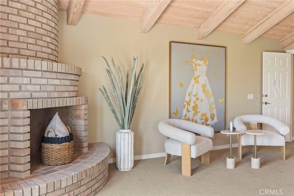 Fireplace, Interior, Stone Walls, Wooden Beams, Wooden Ceilings