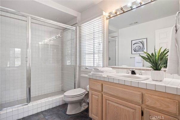 Bathroom, Glass Shower, Interior, Tile Countertops