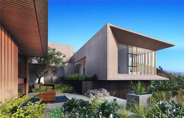Exterior, Facade, Modern