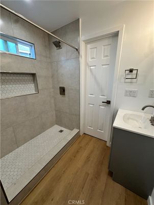 Bathroom, Interior, Wood Texture Flooring