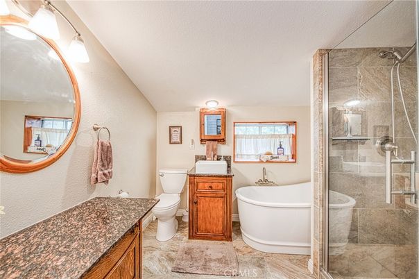 Bathroom, Free Standing Baths, Glass Shower, Interior