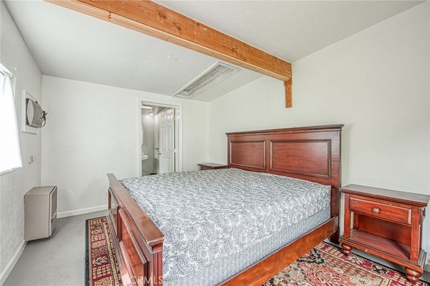 Bedroom, Interior, Wooden Beams