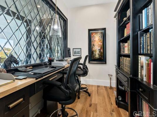 Home Office, Interior, Wood Texture Flooring