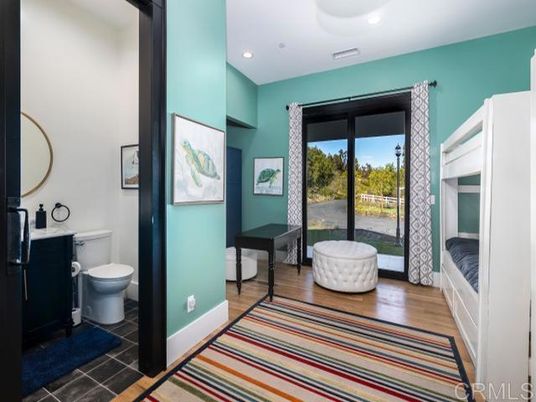 Bathroom, Interior, Recessed Lighting, Wood Texture Flooring