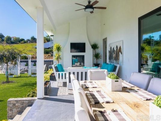 Backyard, Exterior, Fireplace