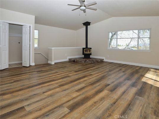 Empty room, Fireplace, Interior, Wood Texture Flooring