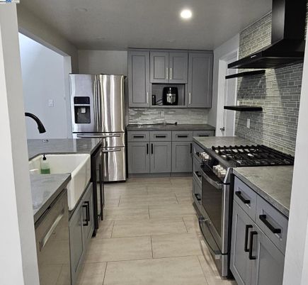 Interior, Kitchen, Recessed Lighting, Stainless Steel Appliances