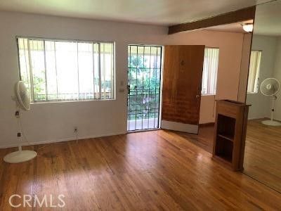 Empty room, Interior, Wooden Beams, Wood Texture Flooring