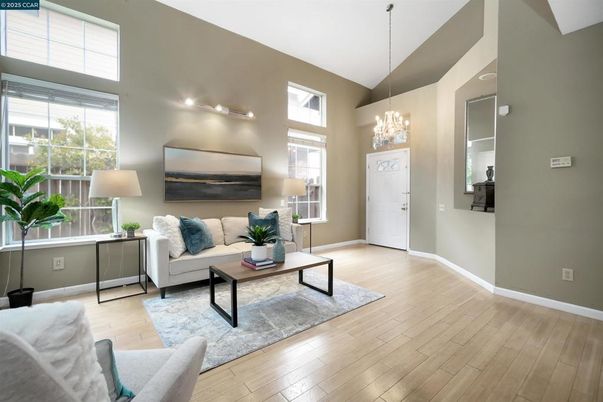 Chandelier, Interior, Living room, Pendant Lights, Wood Texture Flooring