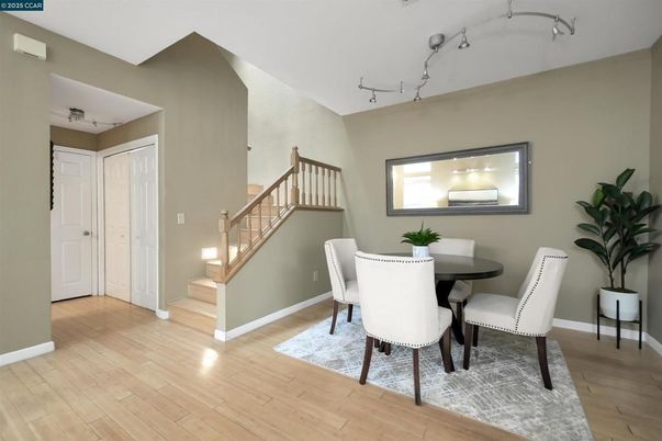 Dining room, Interior, Wood Texture Flooring