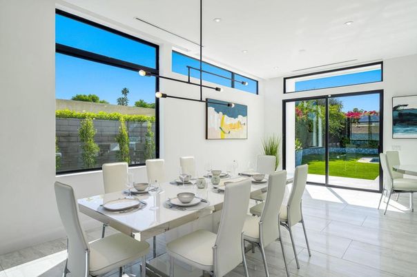 Dining room, Interior, Pendant Lights, Recessed Lighting