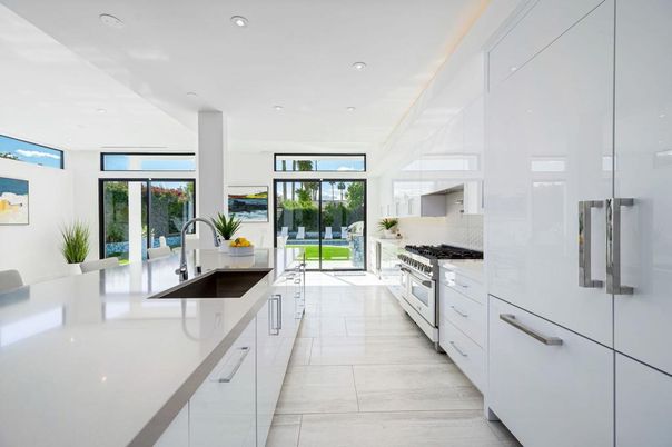 Interior, Kitchen, Recessed Lighting, Stainless Steel Appliances