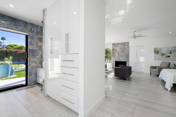 Fireplace, Interior, Living room, Recessed Lighting