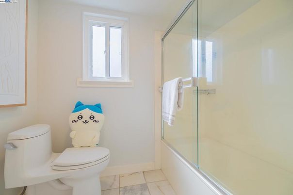 Bathroom, Glass Shower, Interior, Marble