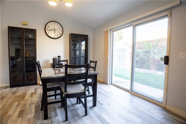 Dining room, Interior, Wood Texture Flooring