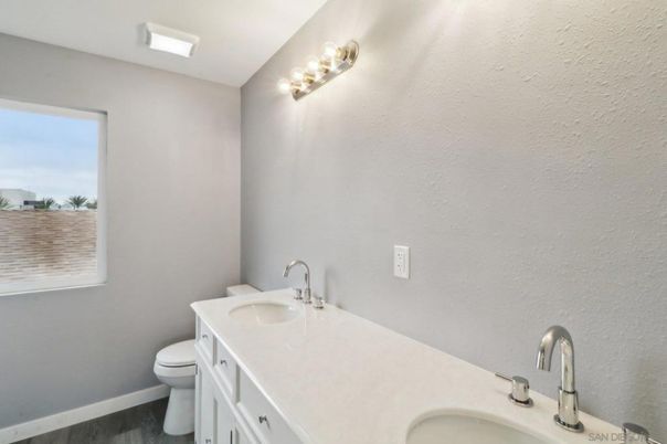 Bathroom, Interior, Wood Texture Flooring