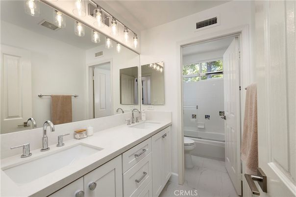 Bathroom, Dual Sink Vanities, Interior, Marble
