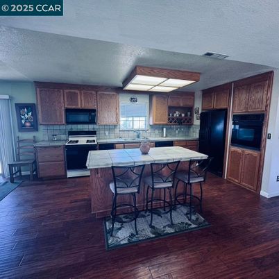 Interior, Kitchen, Wood Texture Flooring