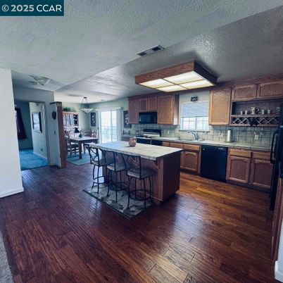 Chandelier, Dining room, Interior, Kitchen, Wood Texture Flooring