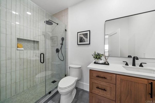 Bathroom, Glass Shower, Interior