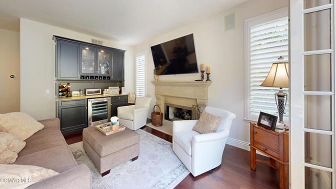 Fireplace, Interior, Living room, Wood Texture Flooring