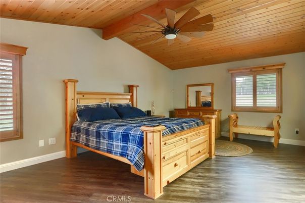 Bedroom, Interior, Wooden Beams, Wooden Ceilings, Wood Texture Flooring