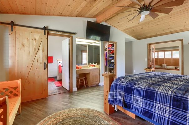 Bedroom, Interior, Wooden Beams, Wooden Ceilings, Wood Texture Flooring
