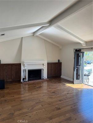 Empty room, Fireplace, Interior, Wood Texture Flooring
