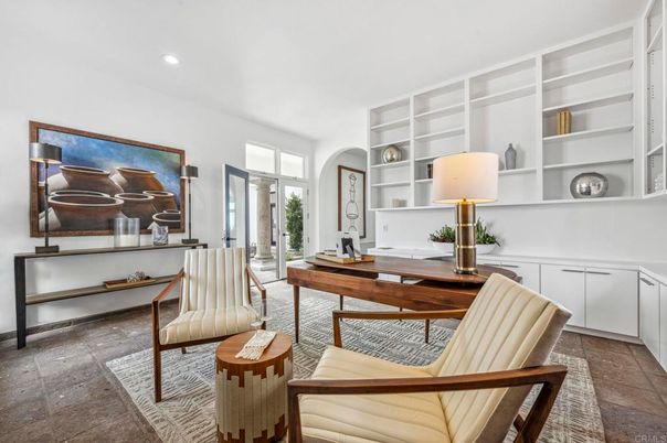 Home Office, Interior, Recessed Lighting