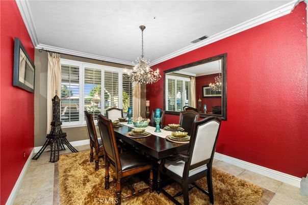 Chandelier, Dining room, Interior